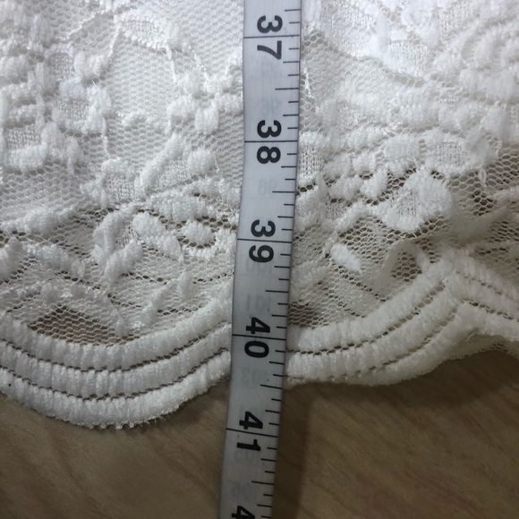 Bisou Bisou Ivory Lacey Sleeveless Dress Size 6 NWT - Picture 5 of 6